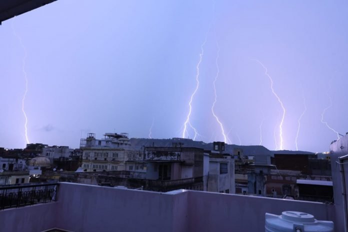 Lightning wreaks havoc on Rajasthan- more than 20 people including 7 children killed