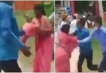 Akhilesh Yadav 'silent' after woman candidate's sari was pulled in Lakhimpur