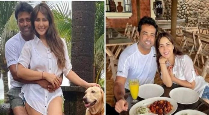 Kim Sharma confirms relationship with Leander Paes! Share photo while posing in a romantic style