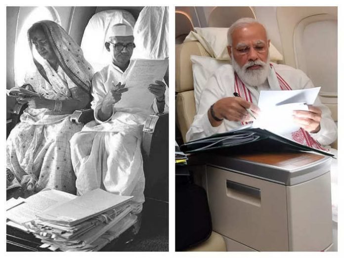 PM Modi America Visit: PM Modi shared the picture inside the plane