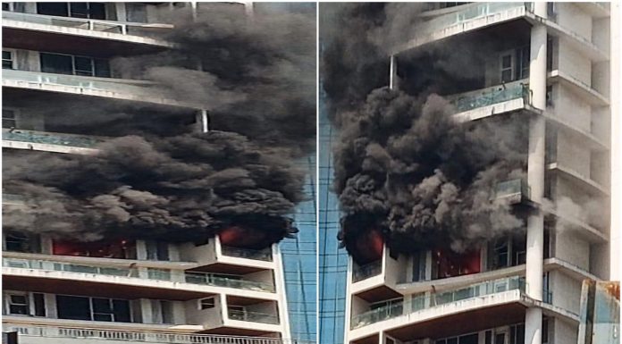 Mumbai Fire News: Massive fire breaks out in Mumbai's Avighna Park building