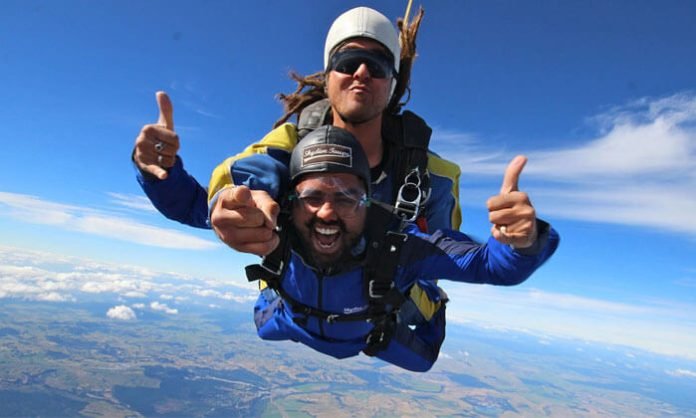 skydive in India