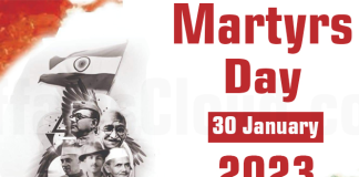Martyrs’ Day 30th Jan 2024