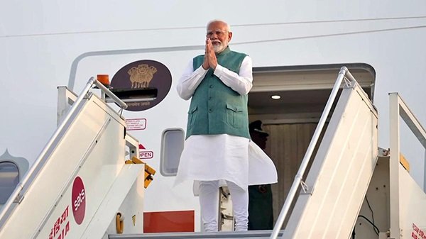PM Modi Arrives in Italy for G7
